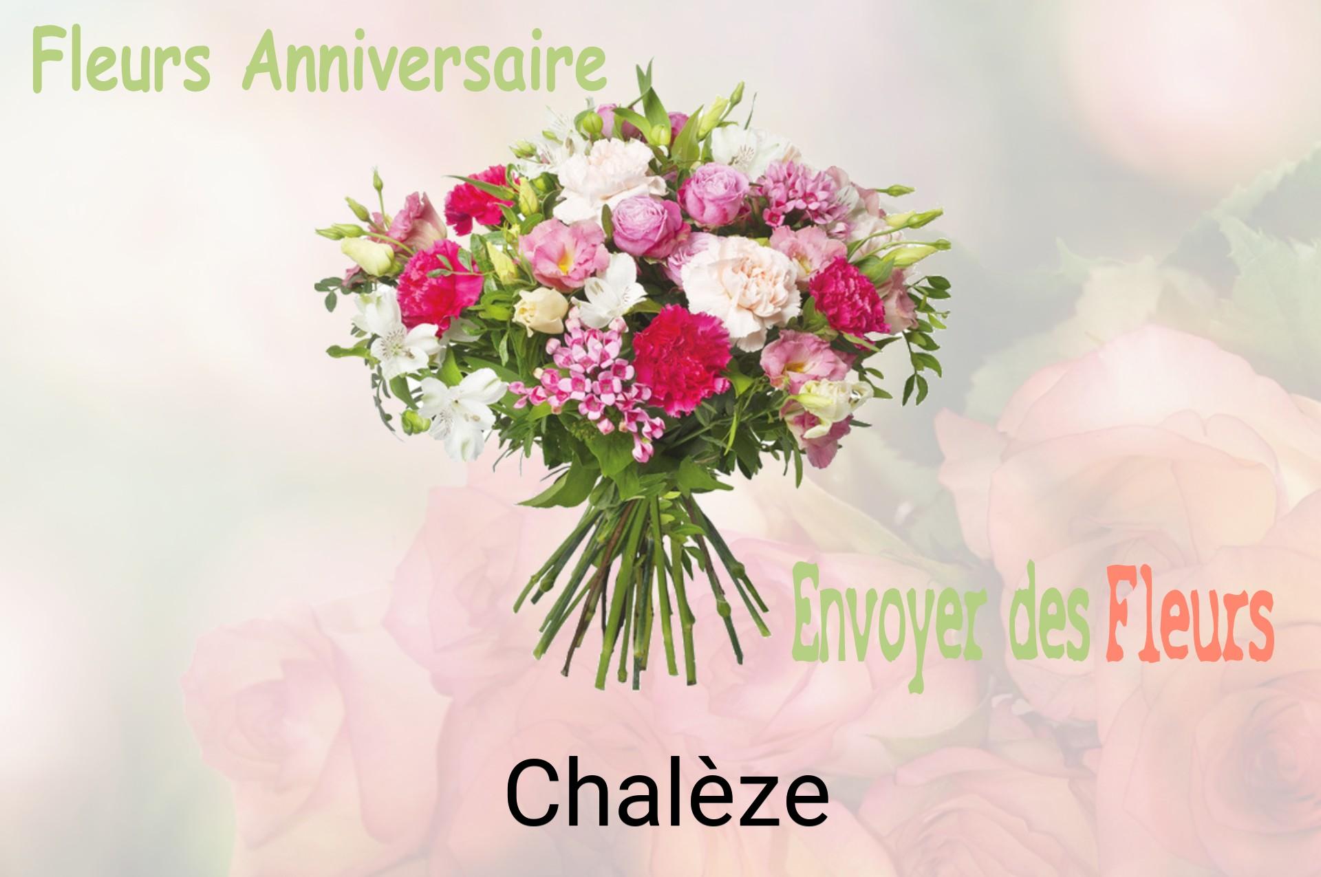 Bouquet de fleurs d’anniversaire livré à Chalèze
